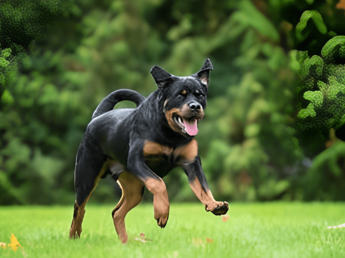 how fast a rottweiler can run